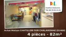 A vendre - Maison/villa - CHATILLON SUR CHALARONNE (01400) - 4 pièces - 79m²