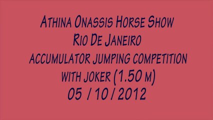 Athina Onassis Horse Show 2012 acc jump with joker (150 m) mpg