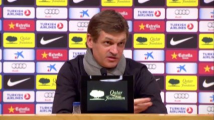 Tito Vilanova: ''Es normal echar de menos a Messi''