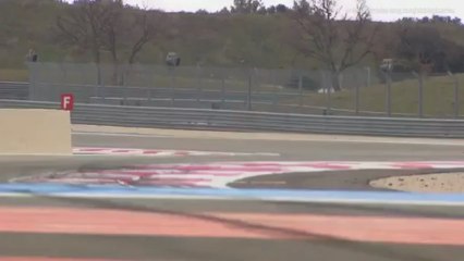 SLS AMG Black Series let loose in French track