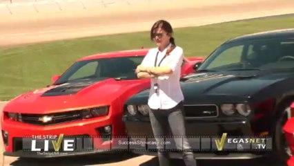Celebrity Chef Carla Pellegrino Takes the American Muscle Car Challenge | Las Vegas