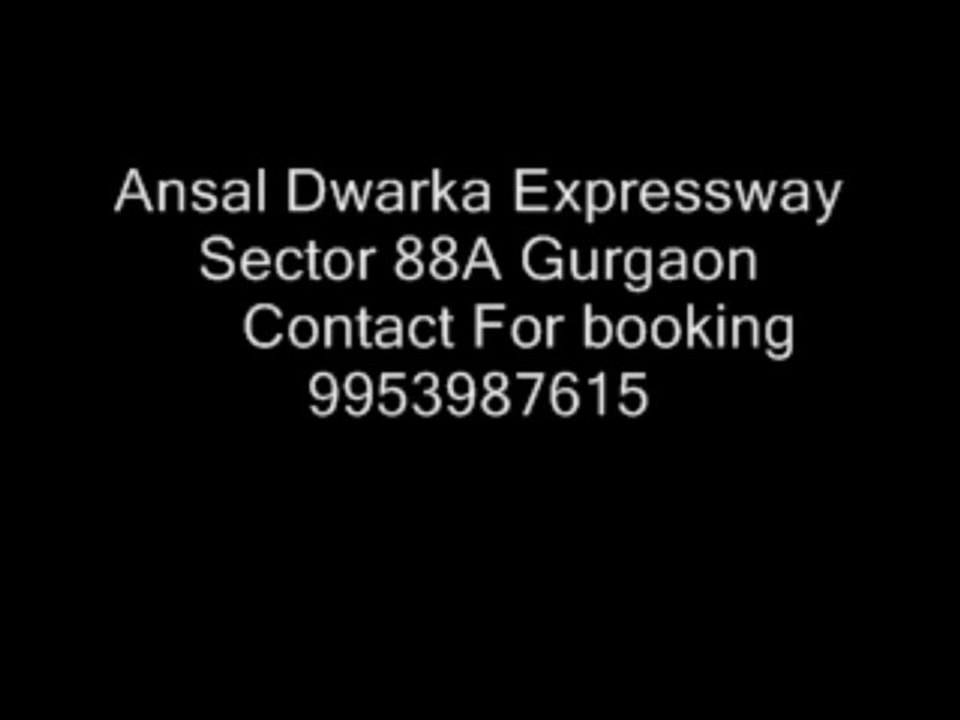 Ansal Sector 88A Gurgaon 9953987615 Pre Launch
