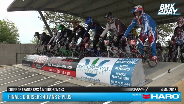 Finale Cruisers 40 et plus Coupe de France BMX Mour Romans 2013