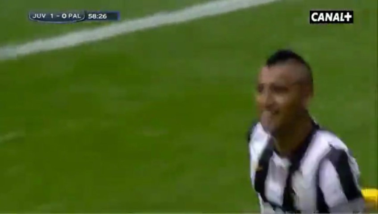 Juventus  VS  Palermo 1-0 Highlights.