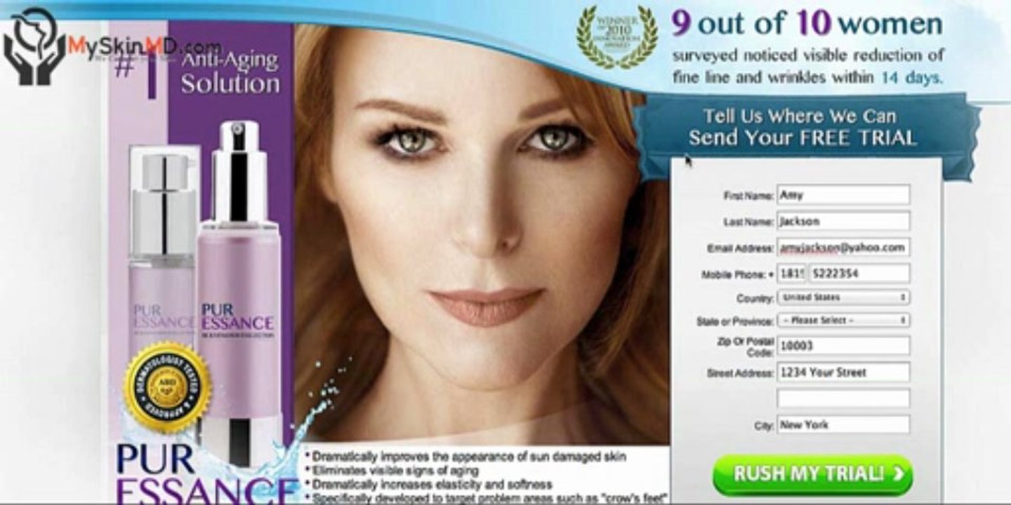 PurEssance Reviews - Buy Pur Essance Anti Wrinkle Cream? Get A Free Trial Offer Now