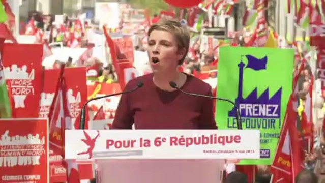 discours de Clémentine Autain - Marche citoyenne pour la 6ème République