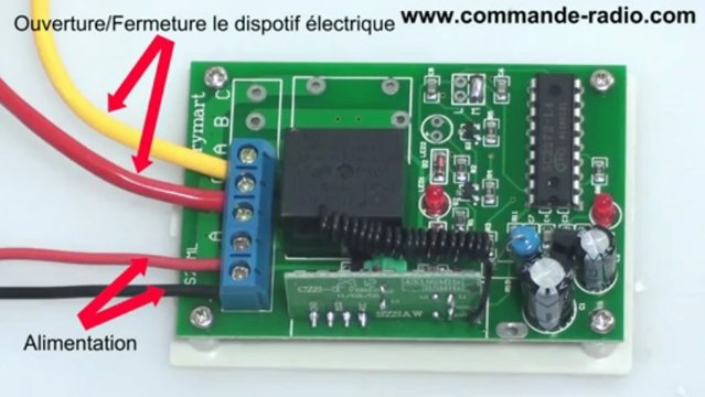 Kit Émetteur Récepteur Sans Fil Pompe de Circulation Eau Chaude 9V 12V 24V 1 Voie Fonction Momentané