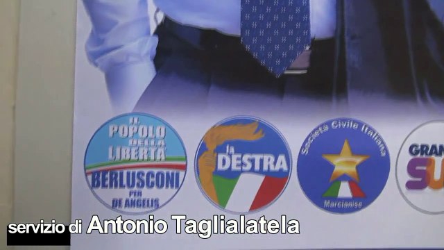 Marcianise (CE) - De Angelis alla presentazione di Marcianise Più (05.05.13)