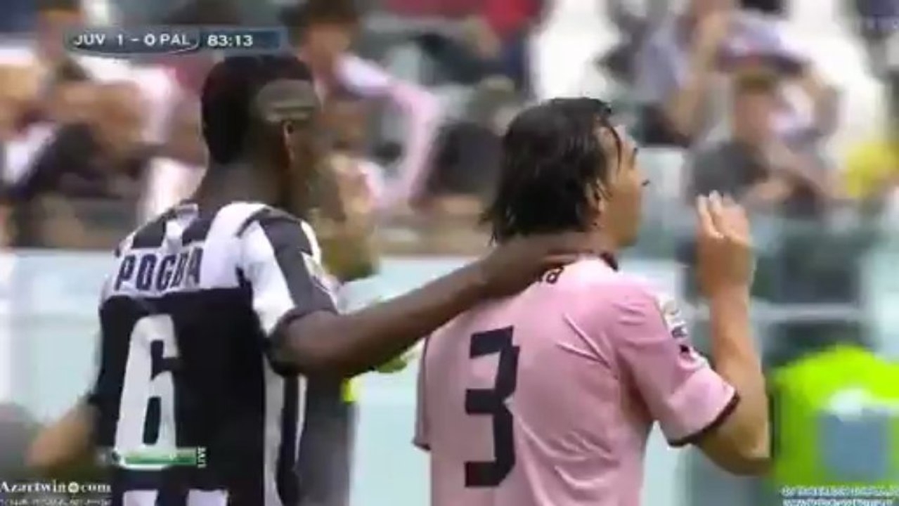 Paul Pogba crache contre Palerme