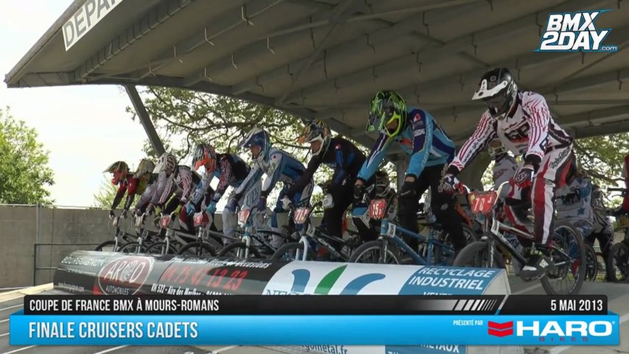 Finale Cruisers Cadets Coupe de France BMx à Mours-Romans 2013