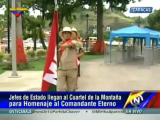Presidente Maduro y mandatarios de la región rinden tributo al Comandante Supremo en el Cuartel 4 F