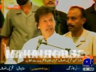 Imaran Khan Using Abusive language During Public Gathering