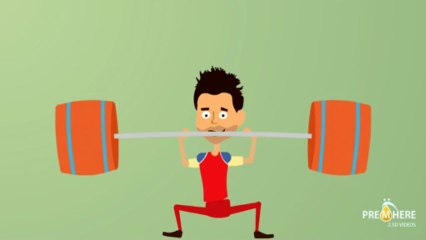 Weight Lifting Animation _ 2D Adobe Flash Animation