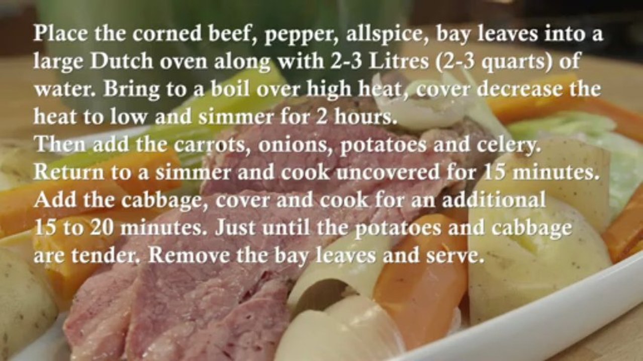 Corned Beef and Cabbage Recipe