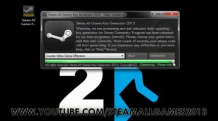 [FREE] Steam All Games Key Generator 2013