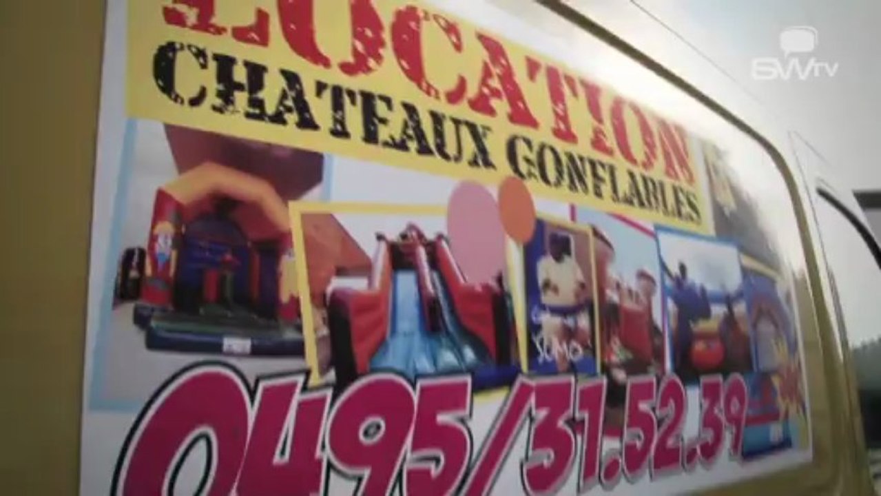 Structure gonflables et Châteaux gonflables à Mons By Sw tv
