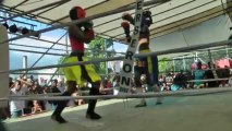 Ranini Cundasawmy vs Teddy Arlanda (Mix Muay Thai Male vs Female - fille vs garcon)