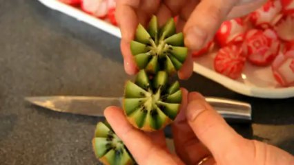 Sculpter Des Fruits et Légumes (citron et kiwi)