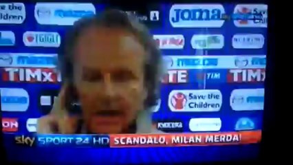 Sky sport 24, "Milan merda" nei titoli