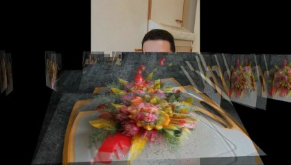 confection d'une rose en tomate par Cédric de cuisine-astuce.com.