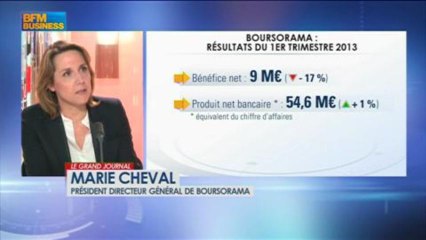 Marie Cheval, président directeur général de Boursorama dans Le Grand Journal - 3 mai 3/4