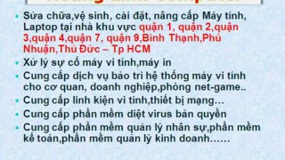 trung tâm xử lý sự cố máy tính tại quận 3 / 0873005483