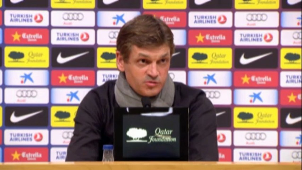 Vilanova: 'Vermissen Messi, wenn er nicht spielt'