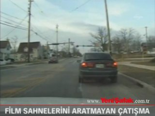 Film sahnelerini aratmayan çatışma