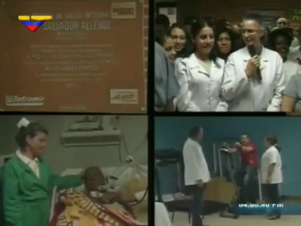 Maduro felicita al personal Médico del CDI Salvador Allende de Chuao