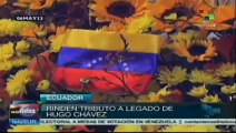 Homenaje a Chávez en Ecuador a 2 meses de su partida física