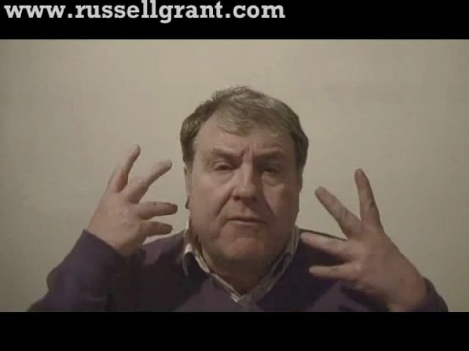 Russell Grant Video Horoscope Aquarius May Tuesday 7th 2013 www.russellgrant.com