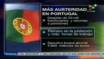 Portugal anuncia nuevas medidas de austeridad