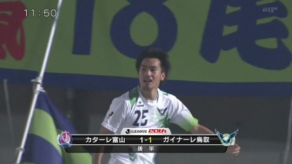 ガイナーレ鳥取　終了間際の劇的ゴールで引き分け