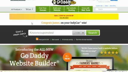 How to use Godaddy Coupons - KnownCoupons.com