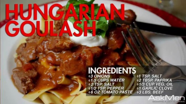 The Traditional Hungarian Goulash Recipe