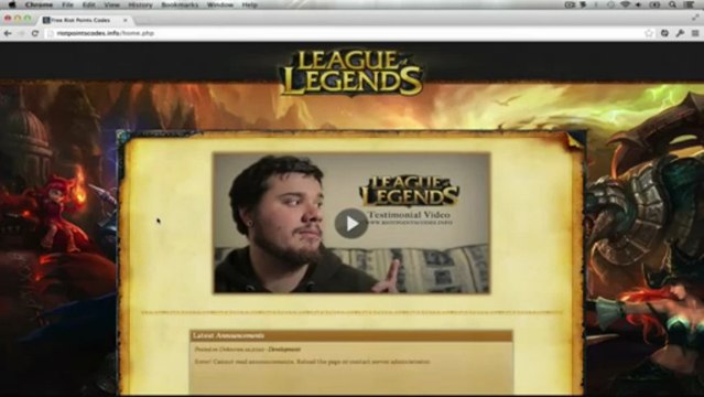 Free Riot Points Codes - Free League of Legends Riot Points