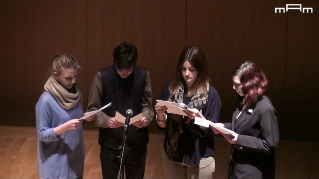 Lectures du 25/01/2013 - Textes de grands philosophes par les élèves du lycée Henri IV à Béziers