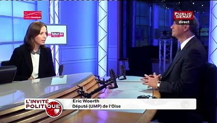 Eric Woerth :« La première année de Hollande est un désastre ! »