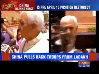 China pulls back troops from Ladakh