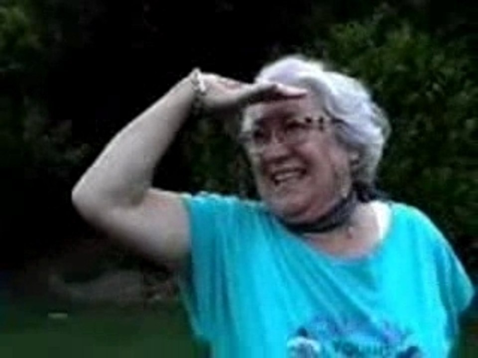 Jackass - granny kicks a baby funny!