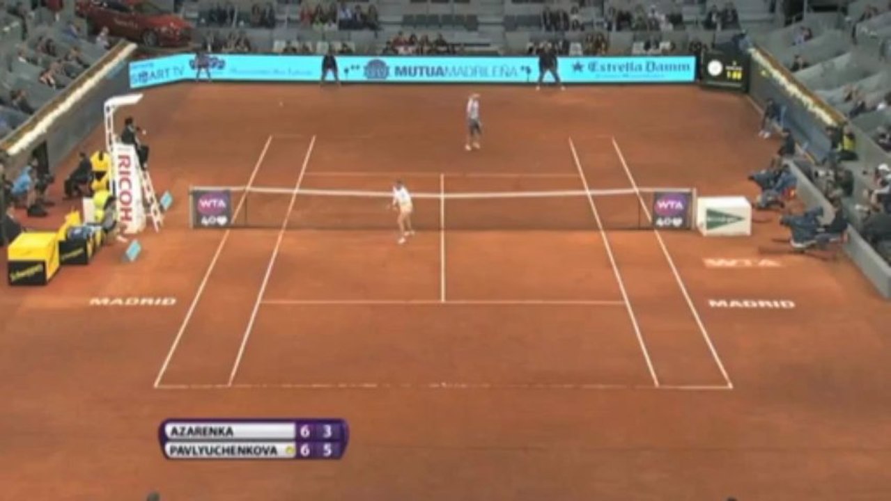Madrid: Tiebreak-Festival! Azarenka gegen Pavlyuchenkova