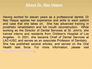 Marketplace Dentistry Tustin CA | Marketplace Dentistry  | Naz Haque DDS