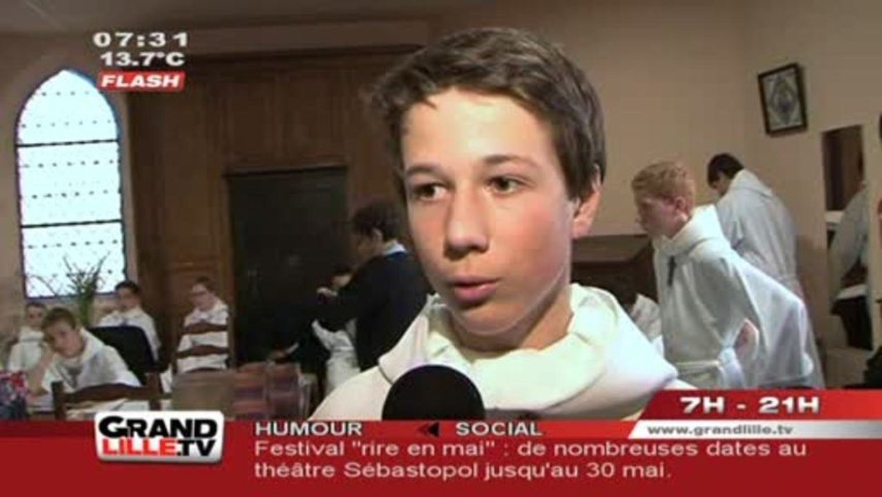 Les petits chanteurs à la croix de bois à Roubaix