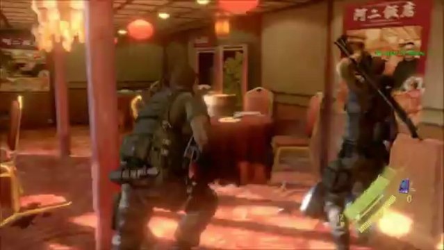 Resident Evil 6 coop Chris chapitre 3.1