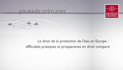 "Le droit de la protection des eaux en Europe : difficultés pratiques et prospectives en droit comparé" (deuxième partie)