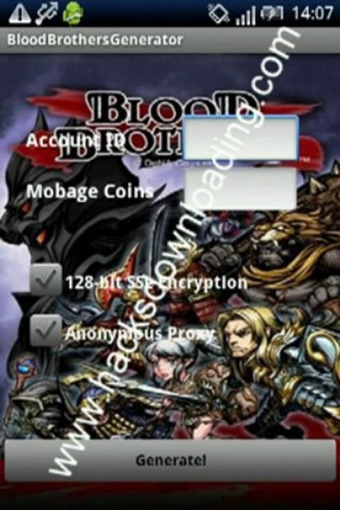Blood Brothers Hack Android Mobage Coins Hack Tool 2013