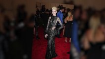 Anne Hathaway Narrowly Avoids Wardrobe Malfunction in See-Through Dress at Met Ball