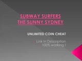 Subway Surfers Sydney Unlimited Coin Hack ' Pirater ' FREE Download May - June 2013 Update