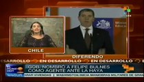 Chile nombra a Felipe Bulnes representante de Chile ante CIJ