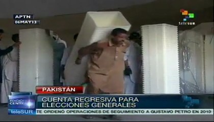 Todo listo para las elecciones generales en Pakistán